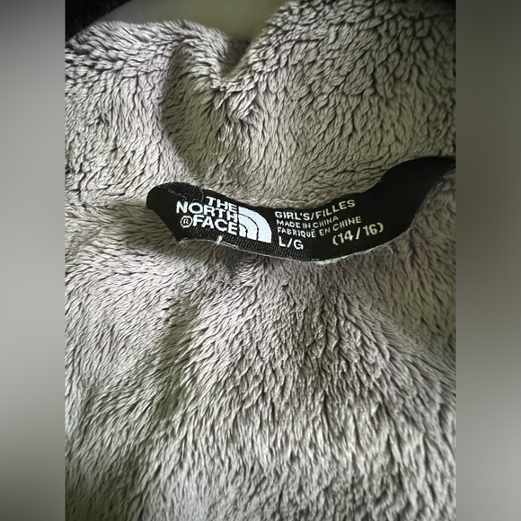 North Face Fleece Lined Windbreaker Girls Large - Picture 5 of 7